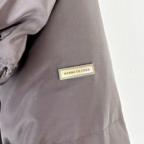 Kenneth Cole Knee Length Quilted Down Puffer Coat - Picture 8 of 10